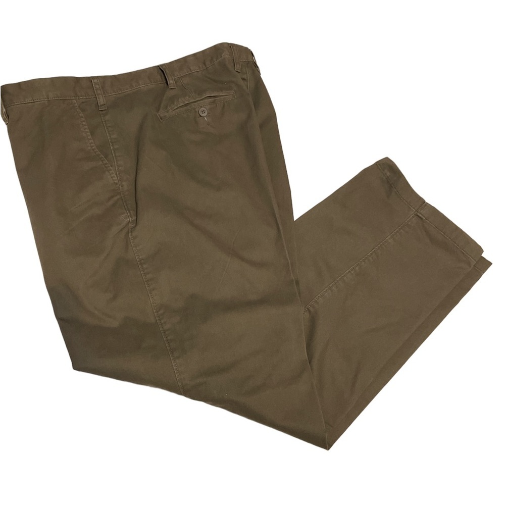 Sonoma straight fit mens cotton pants, brown, Sz 40/ 32